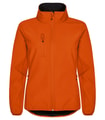 Dames Softshell Jas Clique Classic 0200915 diep oranje